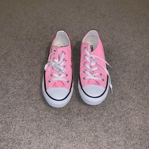 Pink Low Top Converse